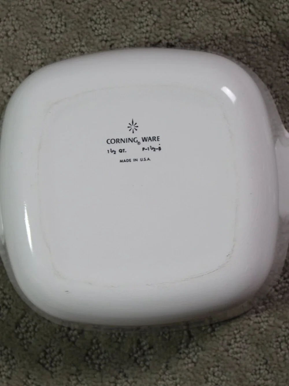 Vtg 1961 - 1966 Corning Ware Blue Cornflower 1 1/2 Qt P-1 1/2-B Dish & Lid